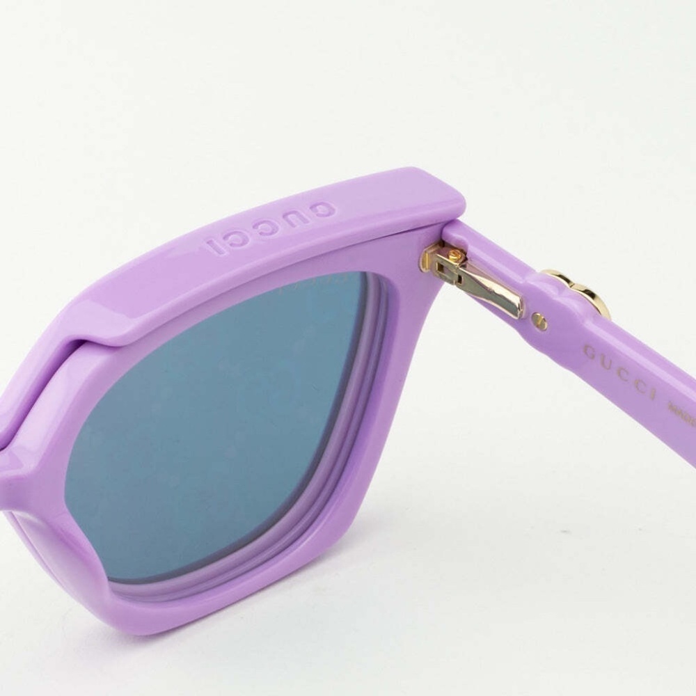 NWT Gucci GG1542S-002 Clip-On Violet Cat Eye 55mm Sunglasses - Picture 7 of 8